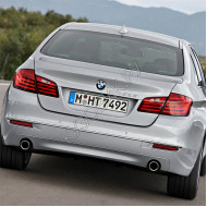 Задний бампер в цвет кузова BMW 5 series F10 (2013-) рестайлинг