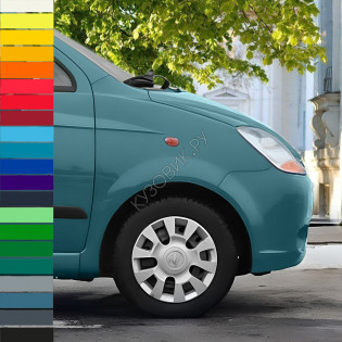 Крыло переднее правое в цвет кузова Chevrolet Spark 2 М200 (2005-2009) с отверстием под повторитель