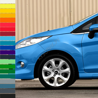 Крыло переднее левое в цвет кузова Ford Fiesta MK6 (2008-2012) без отверстия под повторитель дорестайлинг