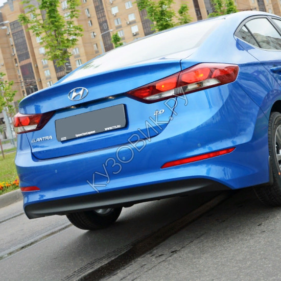 Бампер задний в цвет кузова Hyundai Elantra AD (2015-2019)