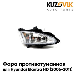 Фара противотуманная левая Hyundai Elantra HD (2006-2011) KUZOVIK