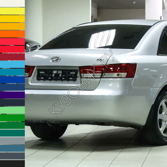 Бампер задний в цвет кузова Hyundai Sonata NF 5 (2004-2007)