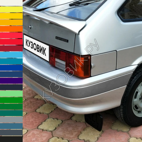 Бампер задний в цвет кузова ВАЗ 2113, 2114 с полосой