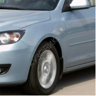 Крыло переднее левое с отверстием в цвет кузова Mazda 3 BK (2003-2009) хэтчбек