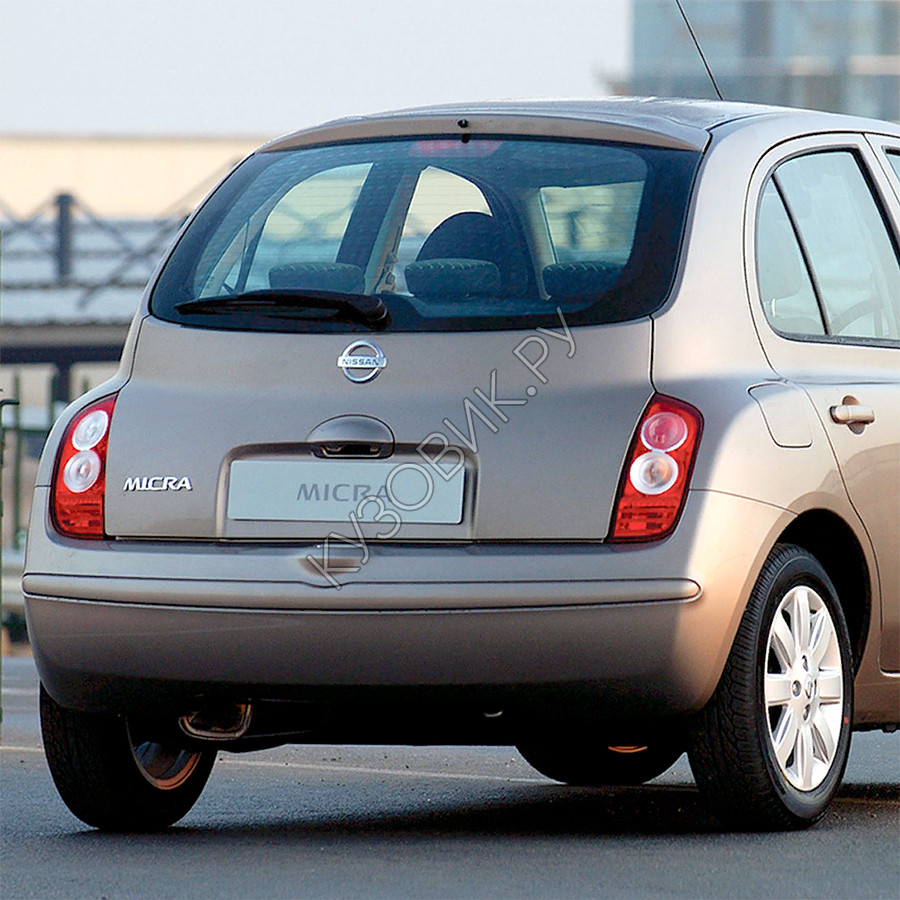 Купить Задний бампер в цвет кузова Nissan Micra K12 (2003-2010) в Липецке -  цены, фотографии, отзывы, каталог на сайте Кузовик.ру, дешевая доставка в  любой город России