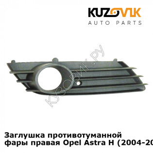 Заглушка противотуманной фары правая Opel Astra H (2004-2007) KUZOVIK