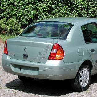 Бампер задний в цвет кузова Renault Clio 2 (2001-2005) седан